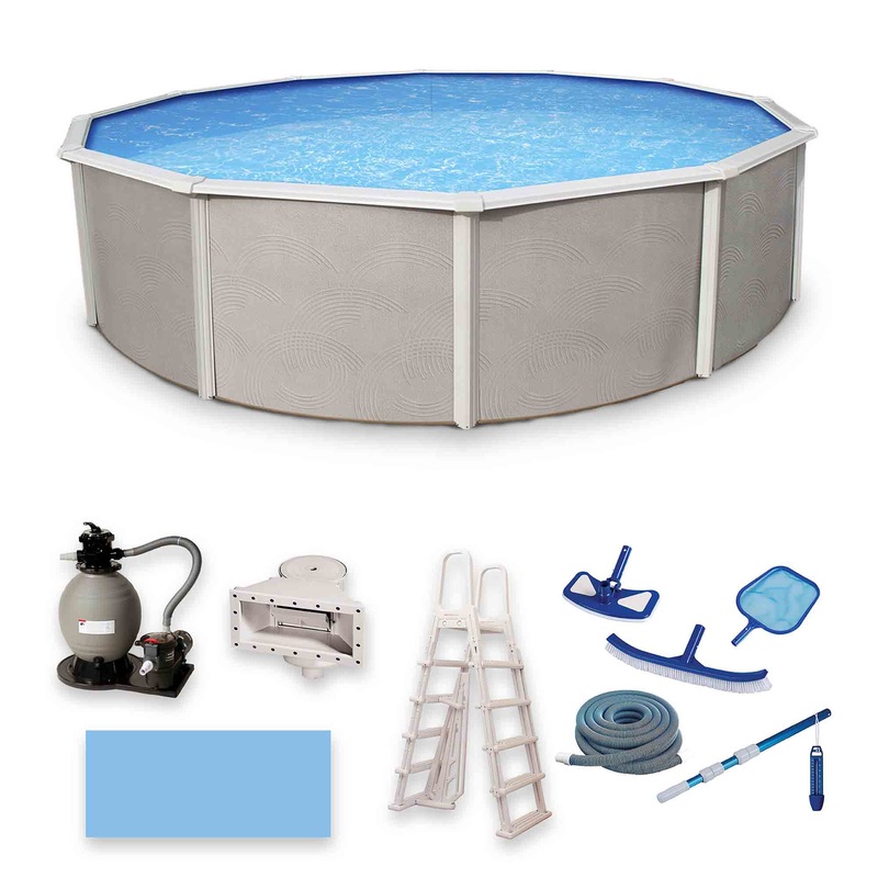 Belize Round Pool Packages|15-ft|18-ft|24-ft|27-ft|52-in