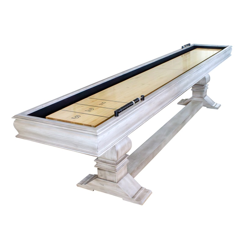 Montecito 12-ft Shuffleboard Table – Driftwood Finish
