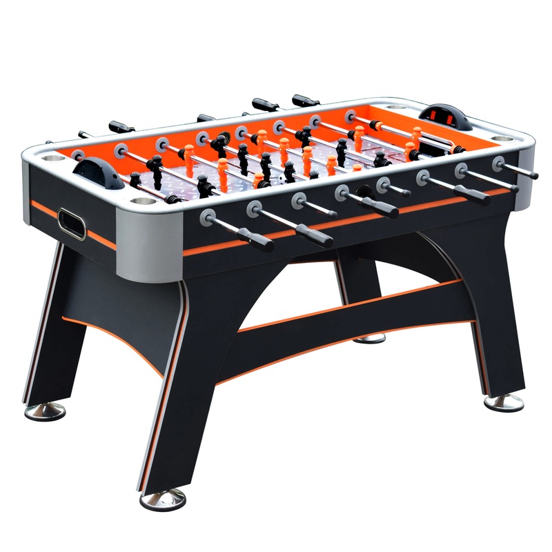 Trailblazer 56-in Foosball Table – Black Silver and Orange