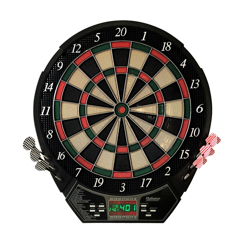Magnum 15.5-in Electronic Dartboard – 20 Games – Soft Tip