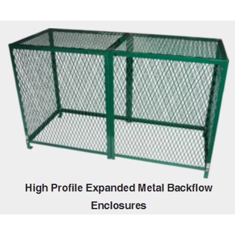 STRONG BOX BC-75CR EXPANDED METAL B/F CAGE 75L x 42H x 30W **INCLUDES SHIPPING IN CONTIGUOUS UNITED STATES**
