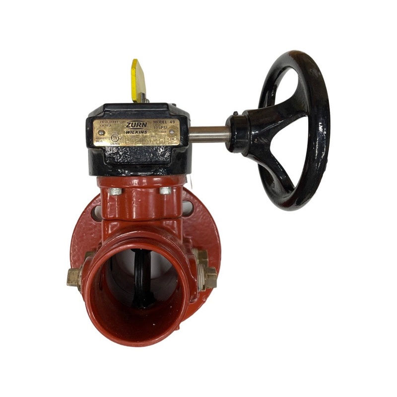 3-49FxG 3 Butterfly Gate Valve Flanged by Groove