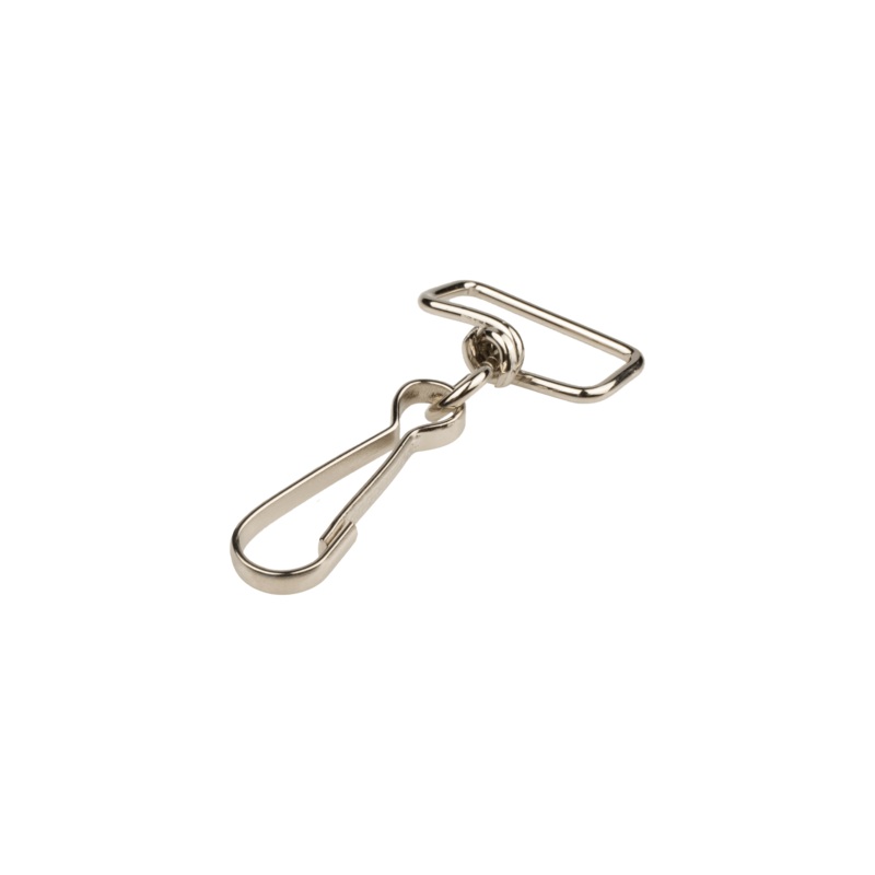 014S Metal Swivel Hook|Nickel|1 inch|Bag (500 Pieces)|Case (2,500 Pieces)