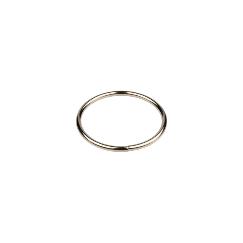 2 Metal O-Ring #10 Gauge|Nickel|2 inches|Bag (200 Pieces)|Case (1,000 Pieces)
