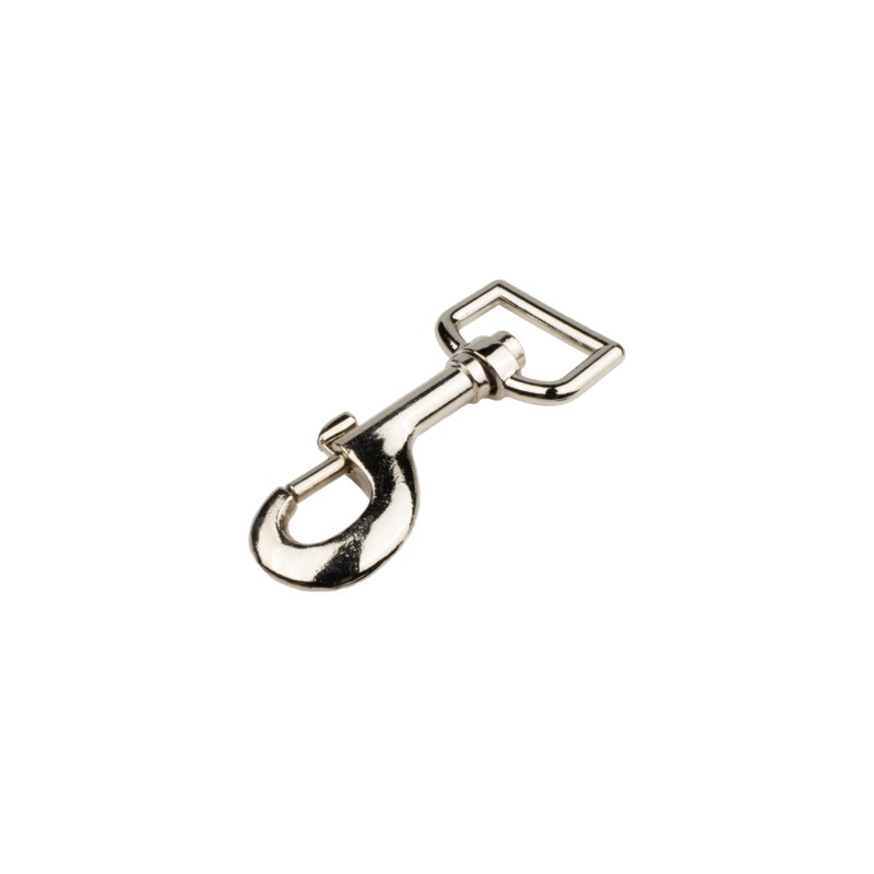 220 Casted Snap Hook|Nickel|3/4 inch|1 inch|Bag (100 Pieces)|Case (600 Pieces)|Case (400 Pieces)