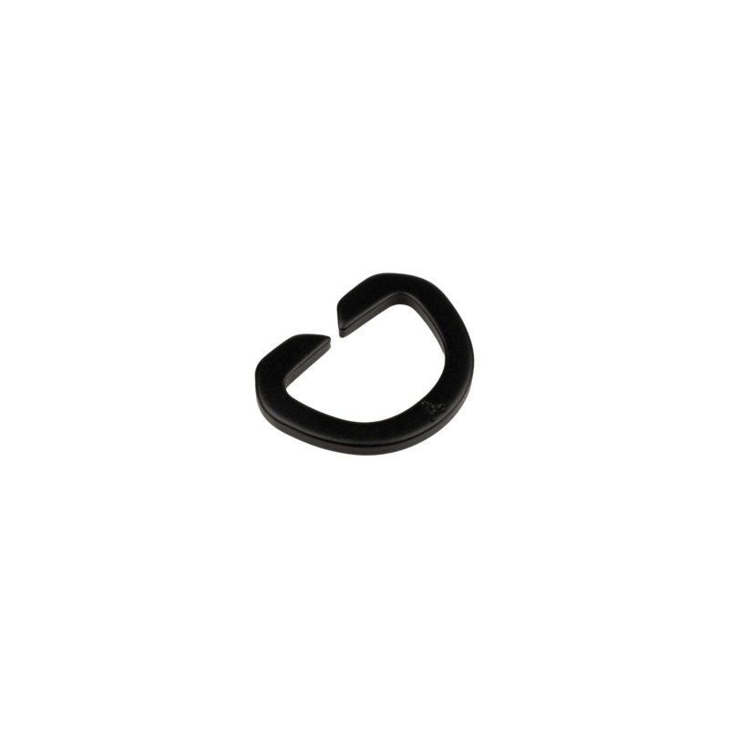 Aluminum Split D-Ring 1|Black|DULL Nickel|1 inch|Sample (5 Pieces)|Bag (100 Pieces)|Case (1,000 Pieces)