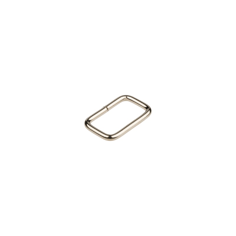 3/4 Metal Rectangle #13 Gauge|Nickel|3/4 inch|Bag (2,500 Pieces)|Case (10,000 Pieces)