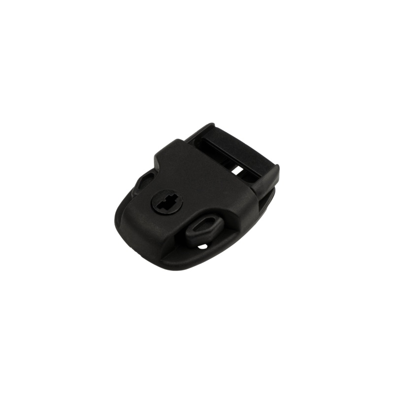 LOCSR Locking Buckle|Black|1 inch|Bag (250 Pieces)|Case (1,500 Pieces)