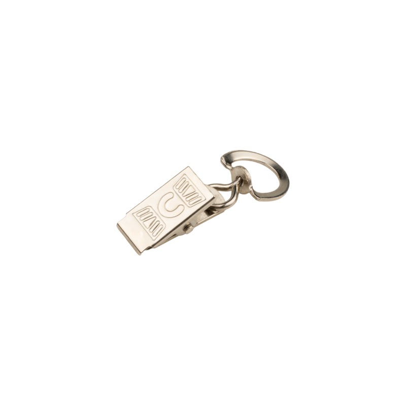 578 Badge Clip With Swivel|Nickel|1/2 inch|Bag (300 Pieces)|Case (3,000 Pieces)