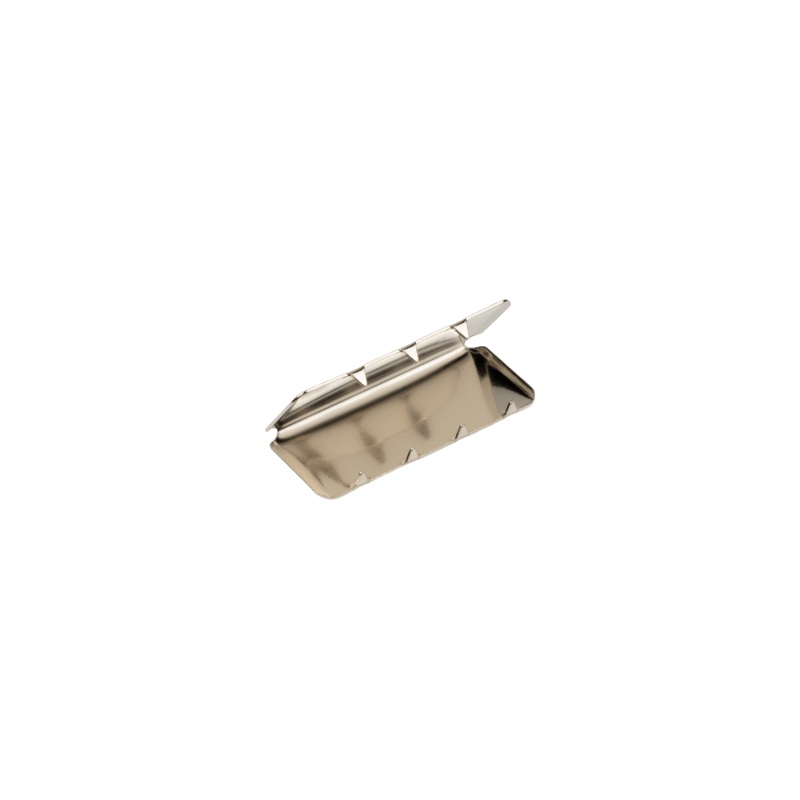 726 Belt Tip|Nickel|1 5/16 inches|Bag (500 Pieces)|Case (5,000 Pieces)