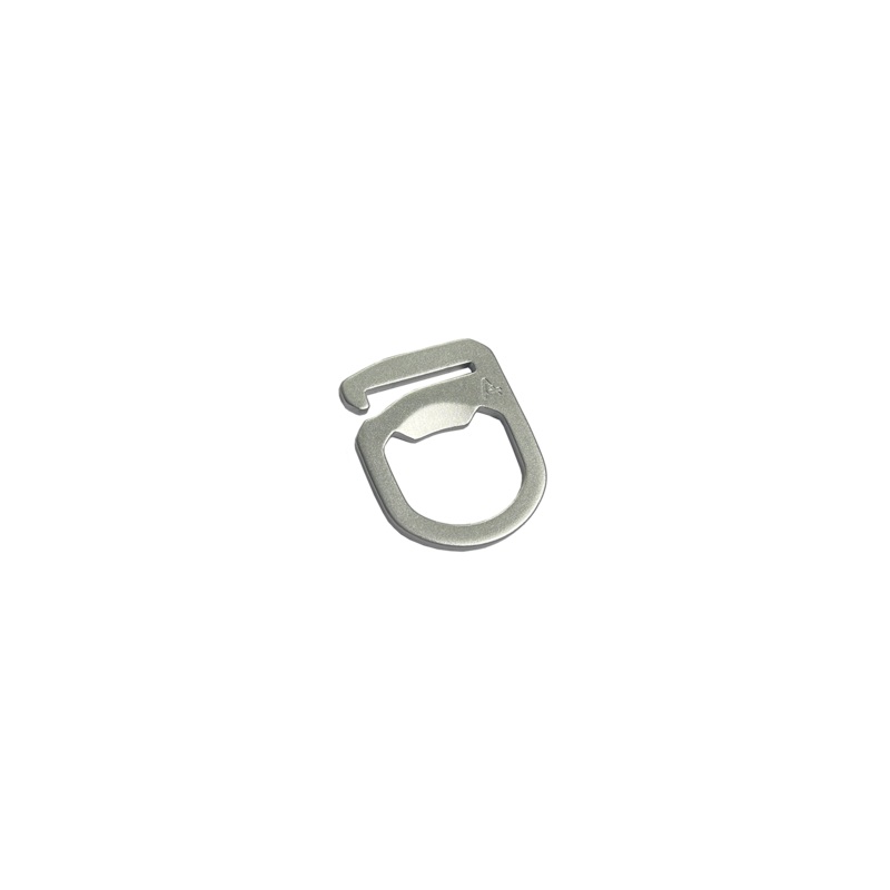 Aluminum Bottle Opener Clip|Dull Nickel|1 inch|Sample (5 Pieces)|Bag (100 Pieces)|Case (1000 Pieces)