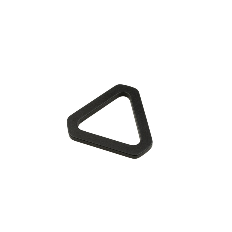 Aluminum Triangle|Black|Dull Nickel|1 inch|Sample (5 Pieces)|Bag (100 Pieces)|Case (1000 Pieces)