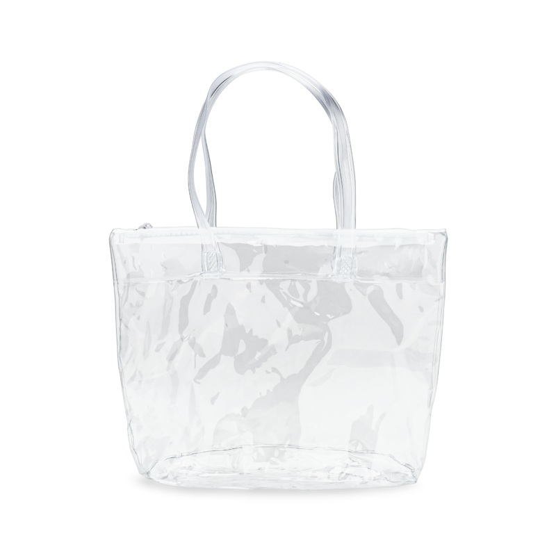 Small Clear Vinyl Tote Bag|10.5 inch|Sample (5 Pieces)|Bag (20 Pieces)|Case (200 Pieces)