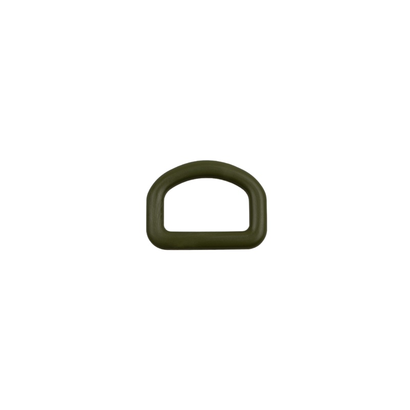 Colorful Plastic D-Ring|Olive Green|Foliage|1 inch|1 1/2 inches|Bag (1,000 Pieces)|Case (5,000 Pieces)|Bag (500 Pieces)