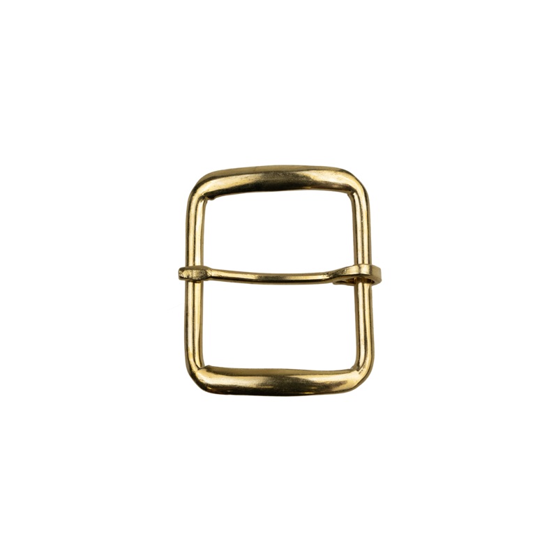End Bar Buckle|Brass Plated|1 3/8 inches|Bag (500 Pieces)|Case (1,500 Pieces)