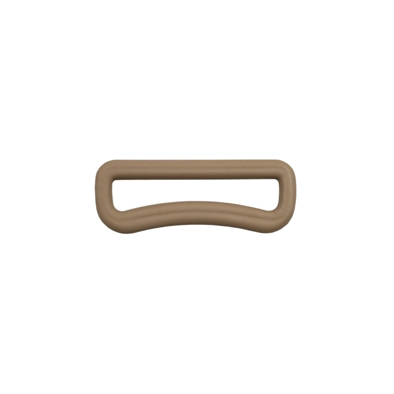 Tapered Rectangle Loop|Beige|2 inches|Bag (500 Pieces)|Case (6,000 Pieces)