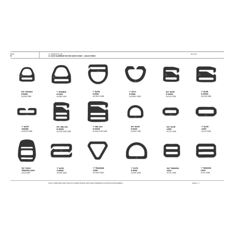 A+ Elite Aluminum Sample Kit Vector Assets Download (Digital Download)