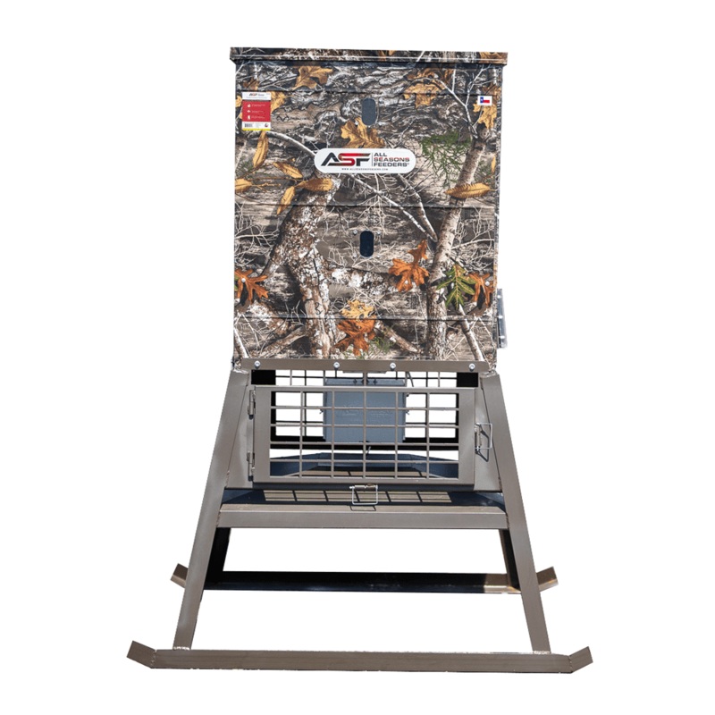 600-lb. Stand & Fill REALTREE Metal Camouflage Feeder