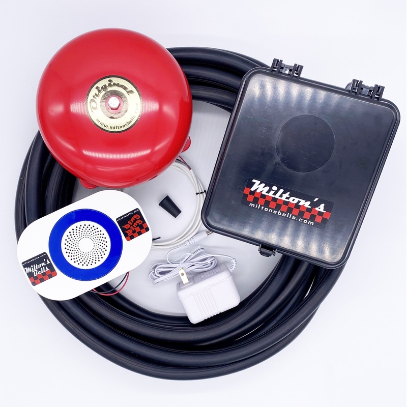 Wireless Original Bell Kit  Driveway Alert System with Low-Voltage Bell and Wireless Chime