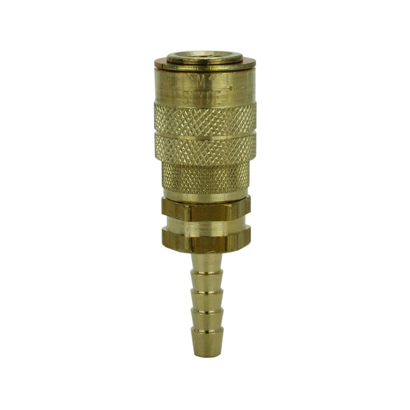 1/4 Hose Barb M-STYLE Coupler