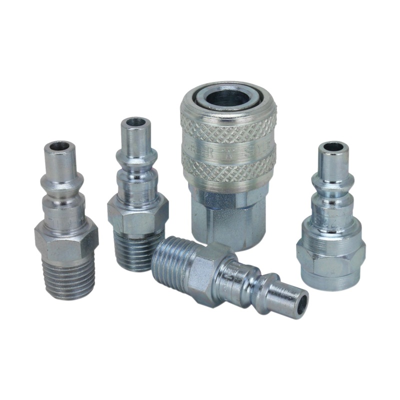 1/4 NPT A-Style Coupler and Plug Kit (5-Piece)
