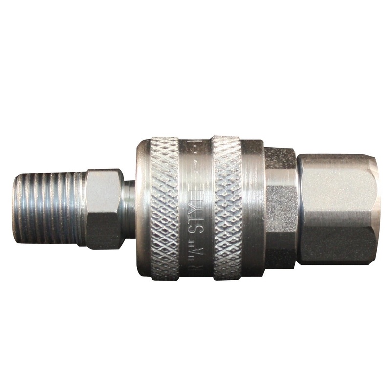 1/4 NPT A-Style Coupler and Plug