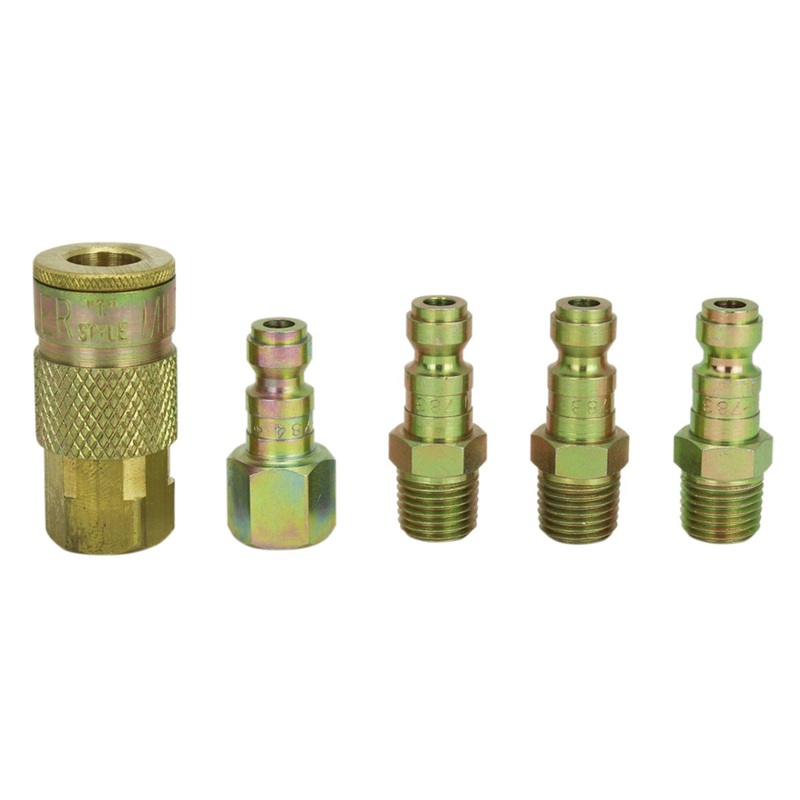 1/4 NPT T-Style Coupler and Plug Kit