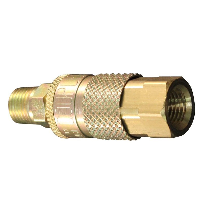 1/4 NPT T-Style Coupler and Plug