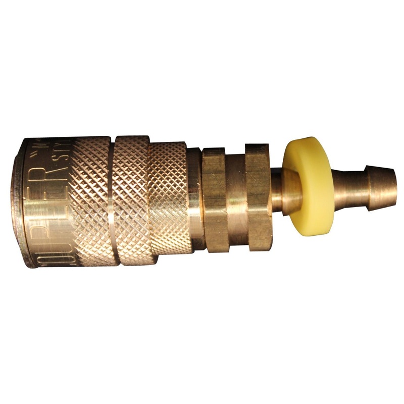 1/4 Hose Barb M-STYLE Push-on and Lock Coupler