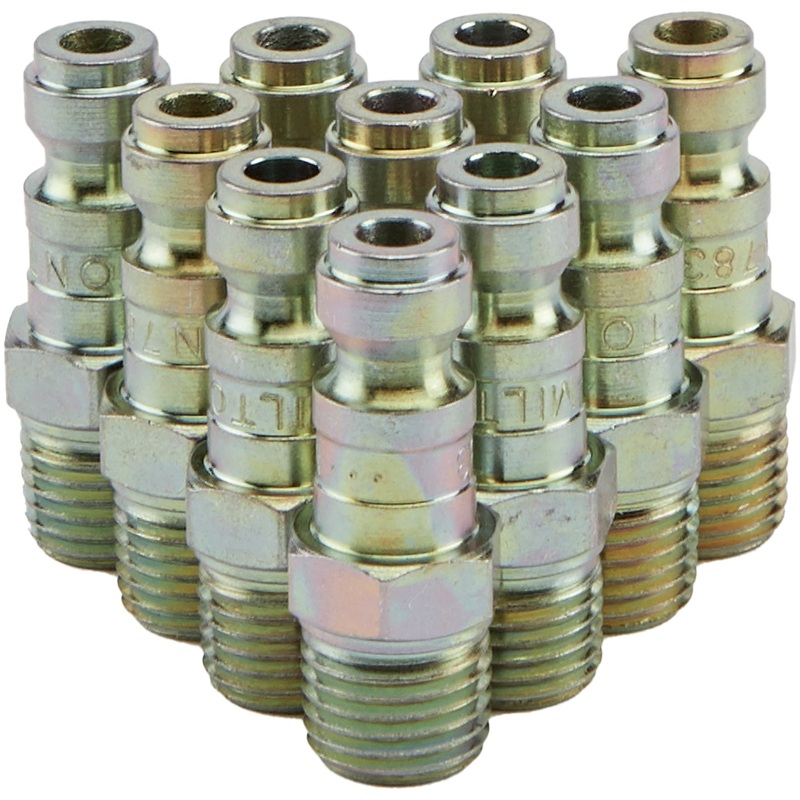 1/4 NPT T-Style Air Plug|1/4″ FNPT|1/4″ MNPT|1/4″ MNPT / Single Retail Pack|1/4″ FNPT / Single Retail Pack|Box of 250|Box of 10|Single Retail Pack|Retail Pack of 10