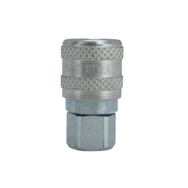 Air Coupler Fitting, A-Style (ARO 210) Air Quick Connect Couplers, 1/4 FNPT Air tool fitting