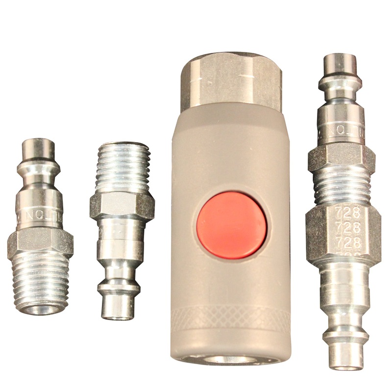 1/4 FNPT M-STYLE Safety Coupler and Plug Kit – 5 Piece