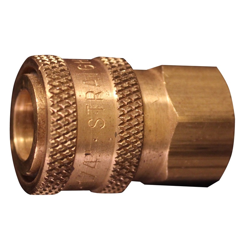 1/4 FNPT Straight Through Coupler (Box of 10)