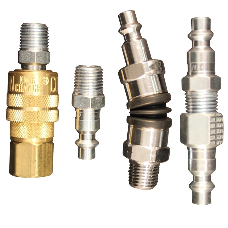 1/4 M-STYLE Swivel Coupler and Plug Kit