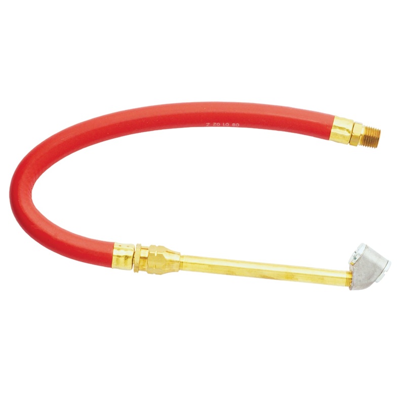 12 Bayonet Inflator Gauge Hose Whip Replacement Dual truck Tire Chuck Head