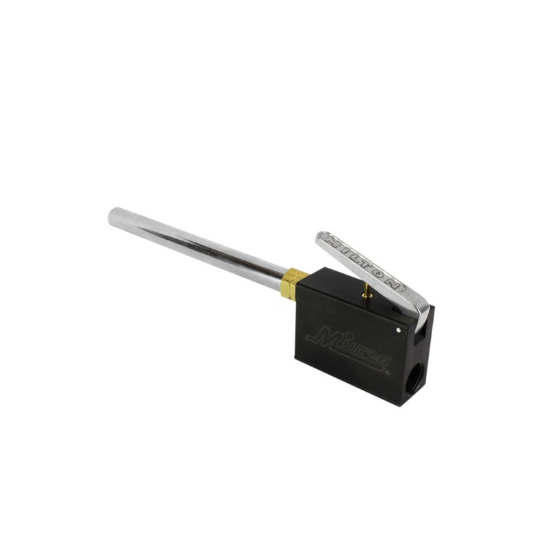 Analog Bayonet Dunnage Bag Inflator 15 Extended Reach Brass Tube 3/8 ID, 3/8 MNPT Swivel Outlet (1-10 PSI)