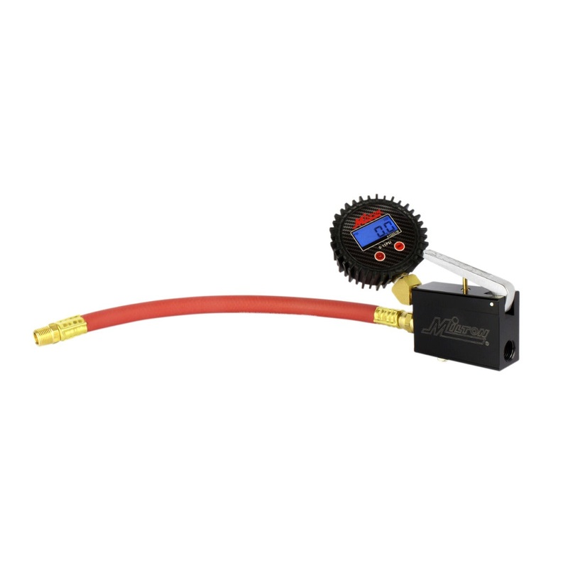Digital High Volume Dunnage Bag Inflator 15 2-Braid EPDM Hose, 3/8 MNPT Outlet (0-15 PSI)
