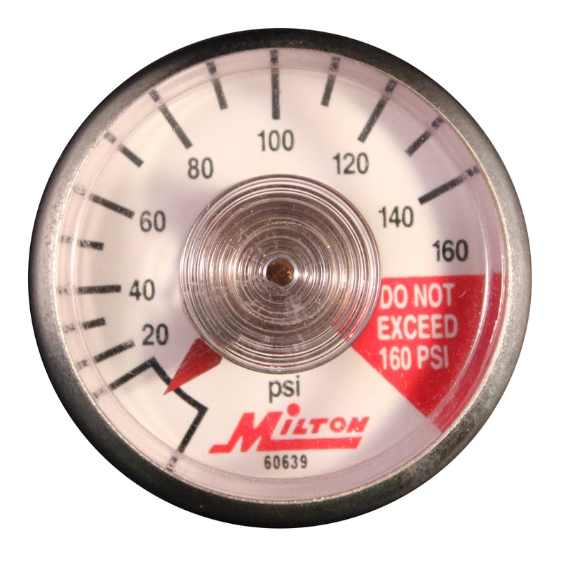 1/8 NPT Center Back Mount Pressure Gauge