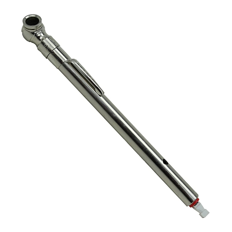 Air/Water-Filled Tire Pressure Gauge, 5-50 PSI Single Head Air Chuck (Box of 10)