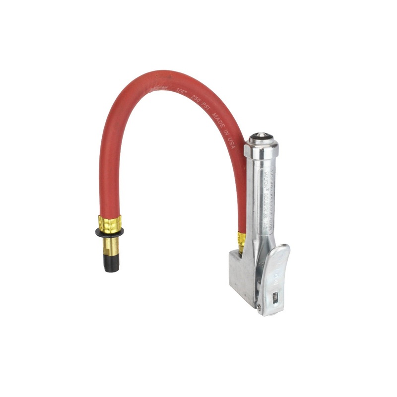 Bayonet Tire Inflator Gauge – Straight Air Chuck Head 10-120 PSI (Pack of 5)