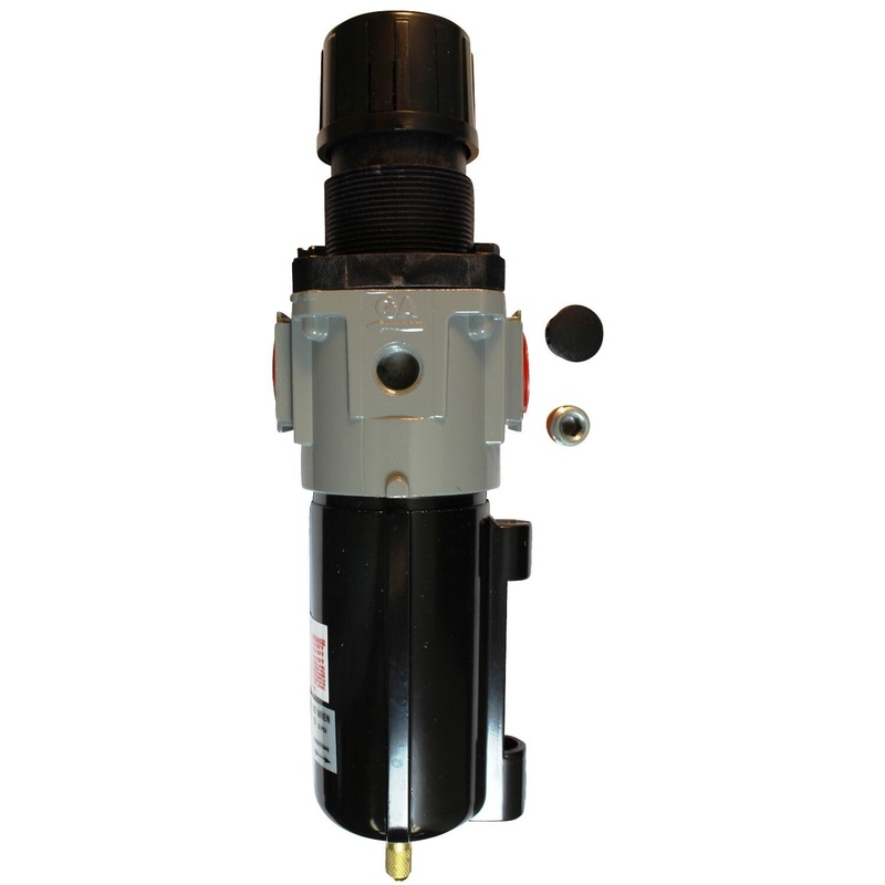 1/2 NPT Metal Piggyback Filter Regulator