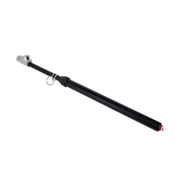 Dual Foot Straight Lock-On Chuck Service Gauge, Matte Black Poly Finish -13 10-160 PSI