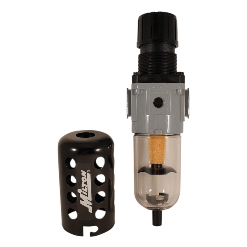3/8 NPT Polycarbonate Piggyback Filter Regulator