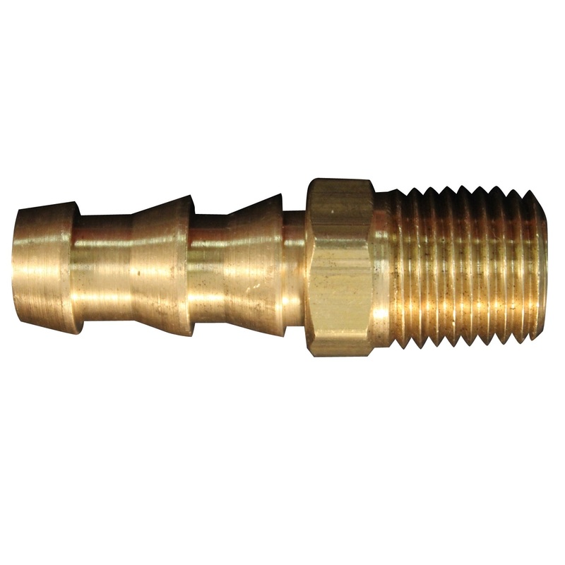 1/4 MNPT 1/4 ID Push-on and Lock Fitting (Box of 10)