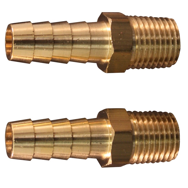 1/4 MNPT 3/8 ID Hose End Fitting (Box of 10)