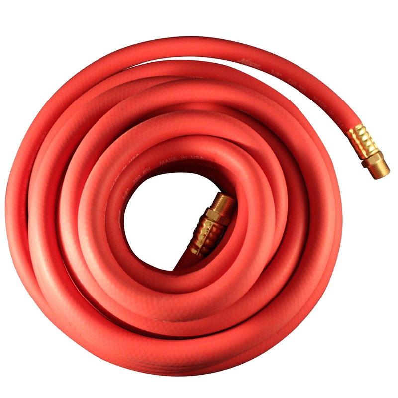 EPDM 3/8 ID Rubber Air Hose, 25′ Long