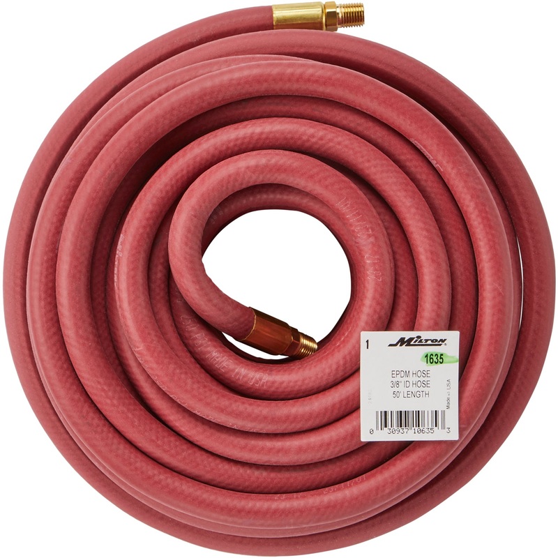 EPDM 3/8 ID Rubber Air Hose, 50′ Long