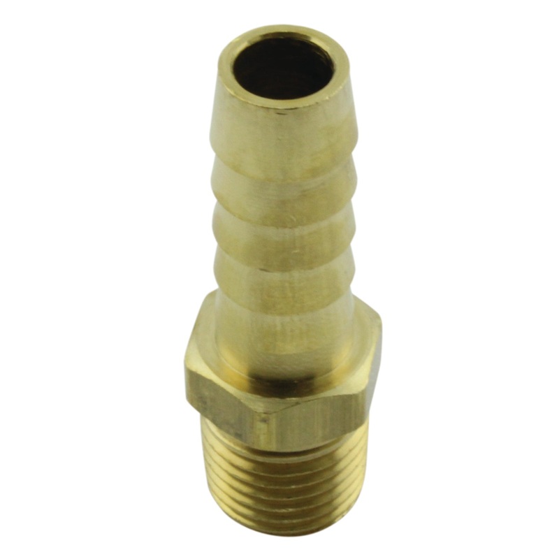 1/4 MNPT 3/8 ID Hose End Fitting (Box of 100)