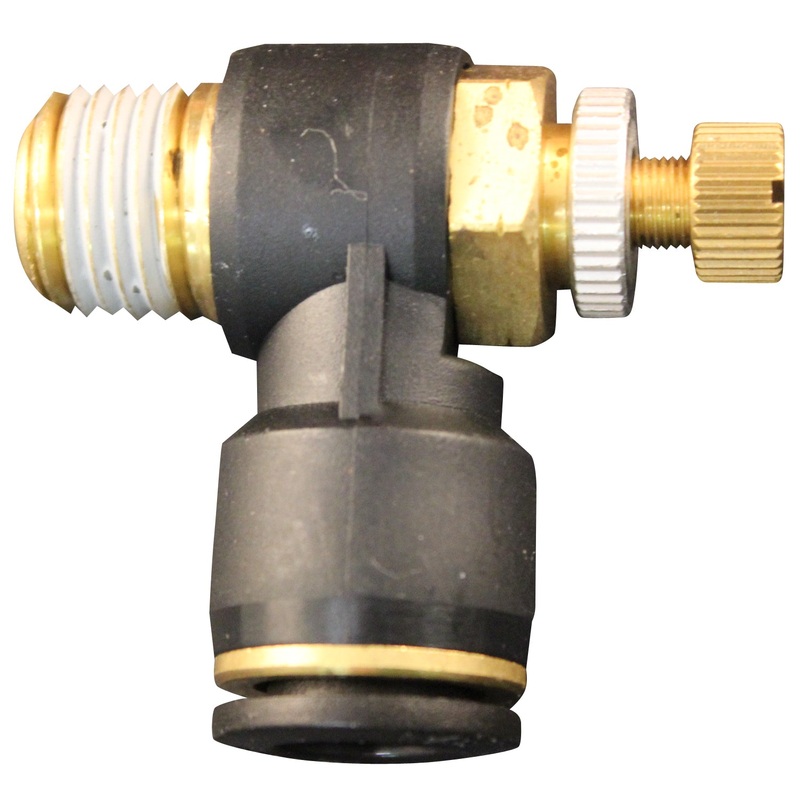1/4 MNPT 3/8 OD Push-to-Connect Meter Out Flow Control (Box of 5)