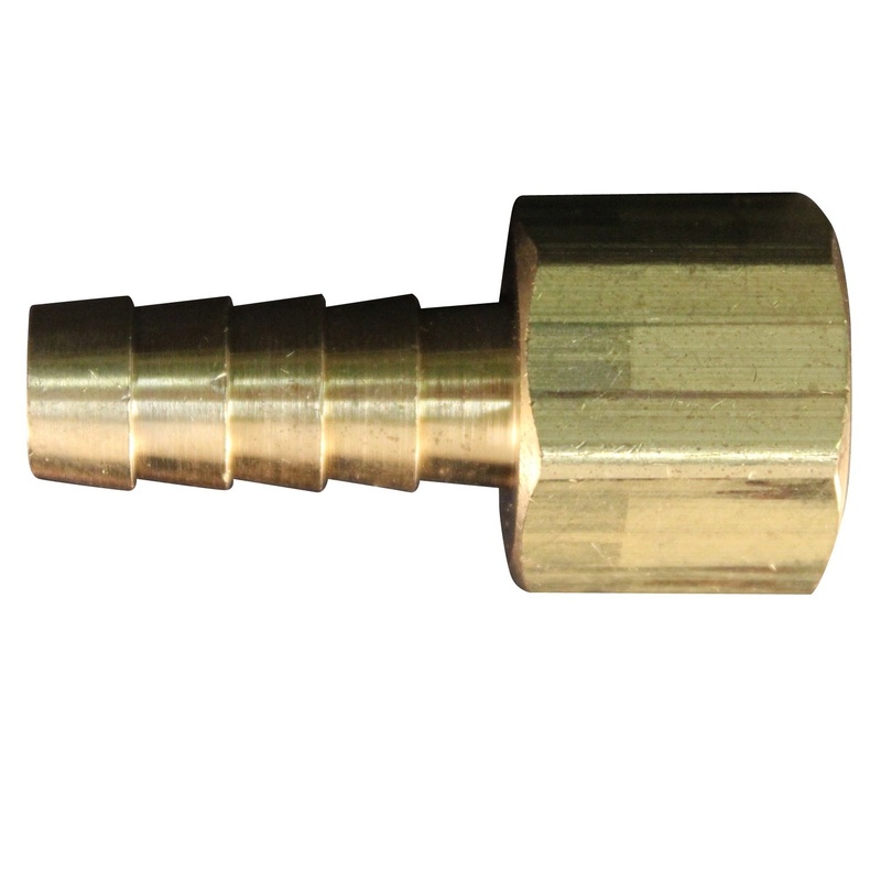 3/8 FNPT 3/8 ID Hose End Fitting (Box of 5)